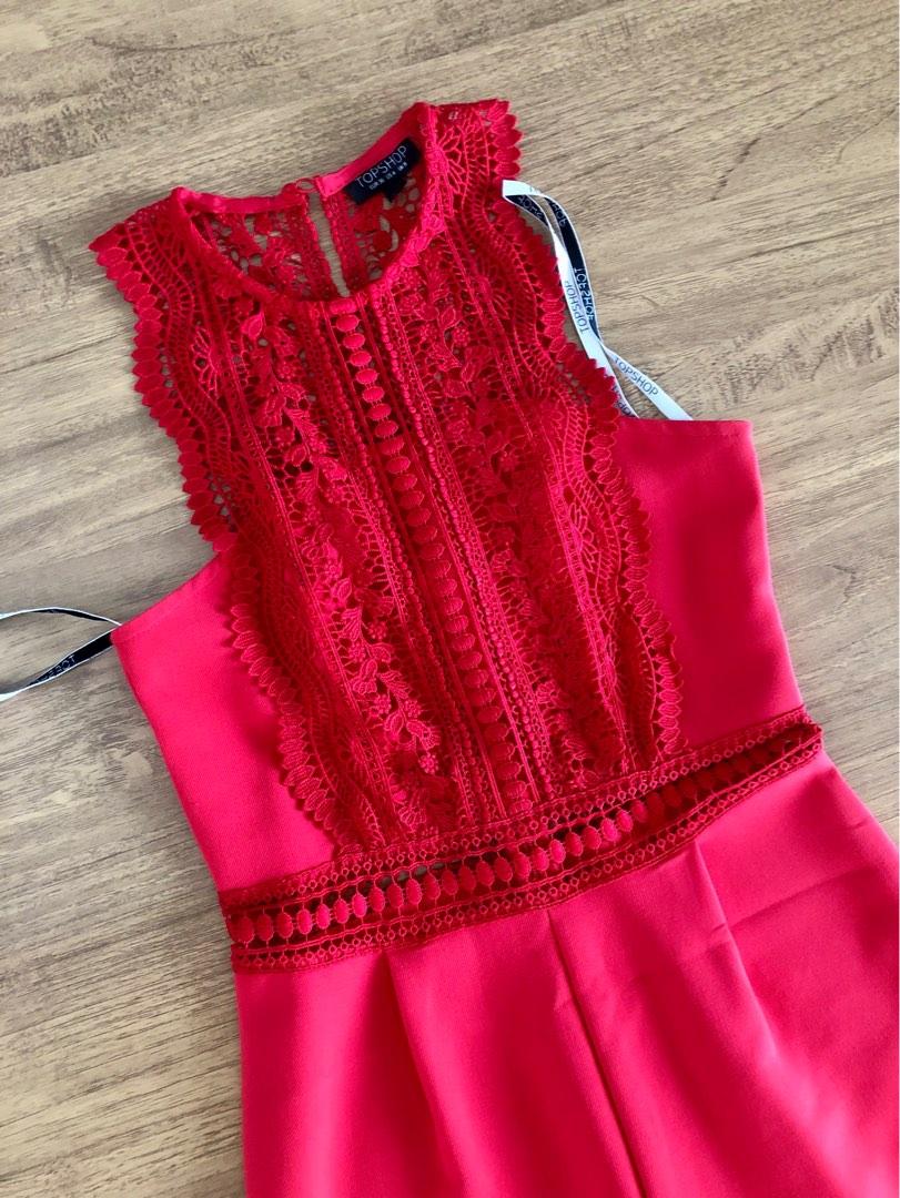 Topshop shop lace jumpsuit