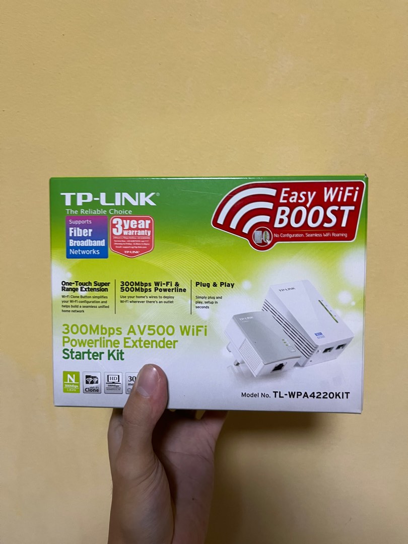TP-Link AV500 WiFi Powerline Extender Starter Kit, Computers & Tech