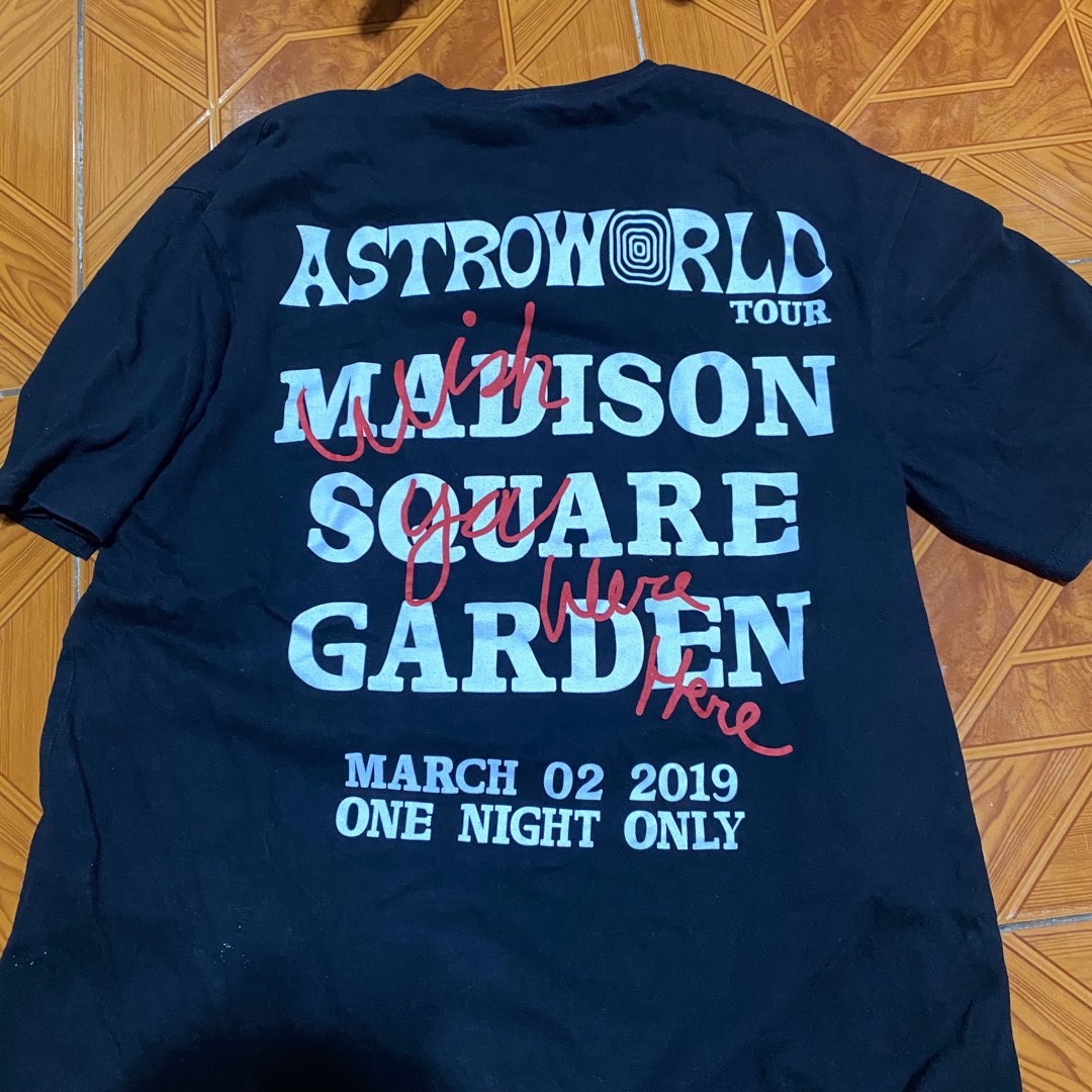 astroworld madison square garden shirt