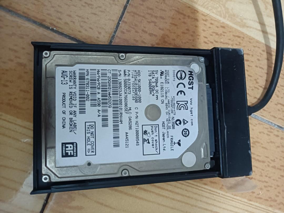 [UGREEN]HDD enclosure W/ 1TH hard disk, Computers & Tech, Parts ...