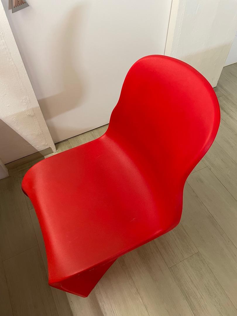 Unique Shaped Red Chair Furniture Home Living Furniture