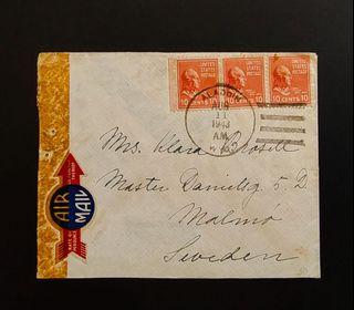 United States 1943 World War II Open For Examination Censor Cover G304a