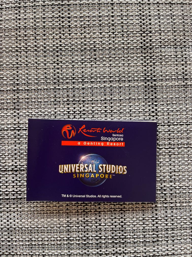 Universal studio ticket for 2 adults with 2 5 meal, Tickets & Vouchers