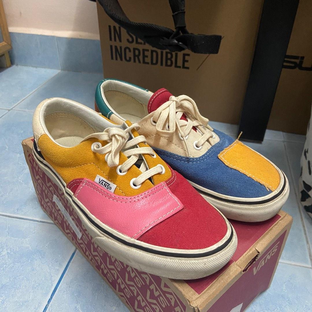 VANS ERA PATCHWORK (Category: Sneakers) located in Ampang. Submitted by cigsafterthrift (Listing ID 1187248551, Image 1). Description: VANS ERA PATCHWORK UK4.5 RM 150 (USED).