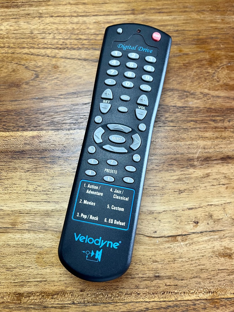 Velodyne Digital Drive Remote Control for DD-15, DD-18, Audio ...