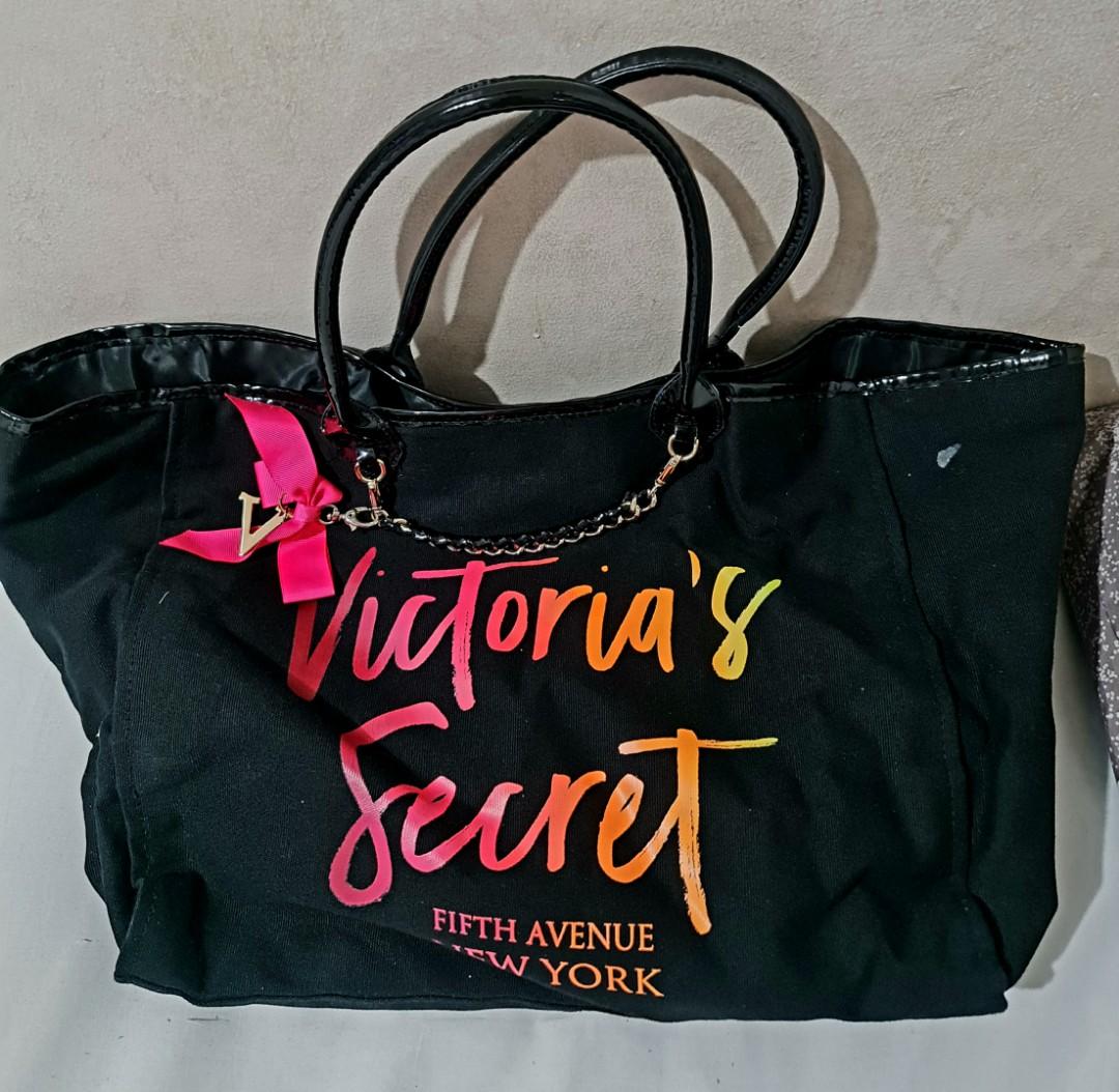 Victoria's Secret canvass tote bag, Women's Fashion, Bags & Wallets