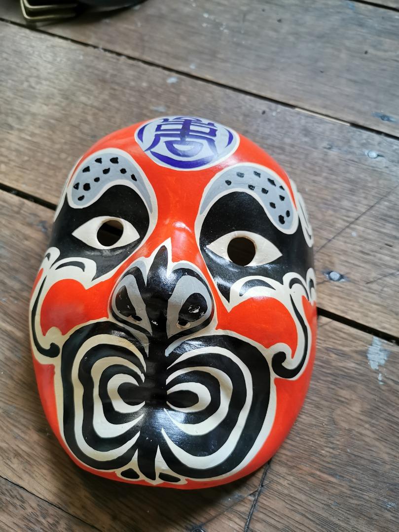 Vintage Chinese Traditional Hand Paint Mask, Hobbies & Toys ...