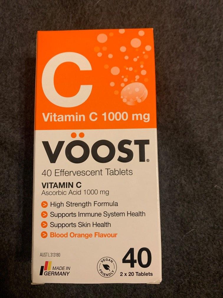 VOOST vitamin C 1000mg effervescent tablets, Health & Nutrition, Health