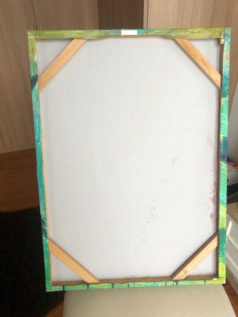 Wall mount painting on canvas, Furniture & Home Living, Home Decor