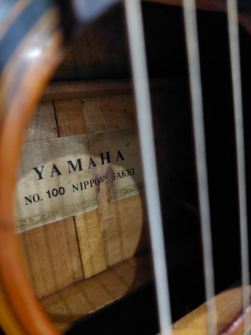 Yamaha No. 100 Nippon Gakki Vintage Classical Guitar Hobbies