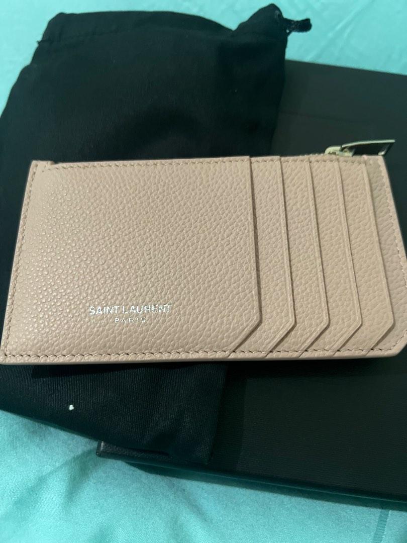 YSL card holder, Luxury, Bags & Wallets on Carousell