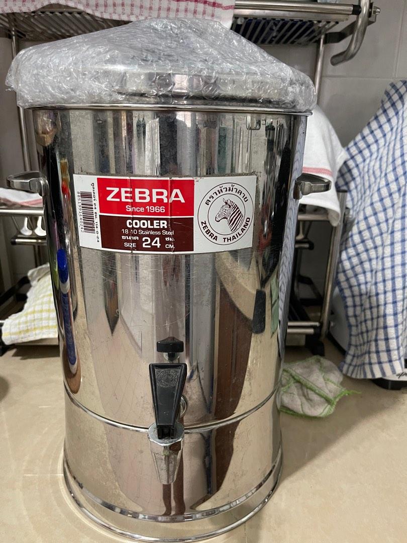 Zebra Stainless Steel Water Dispenser 24cm, Furniture & Home Living, Kitchenware & Tableware