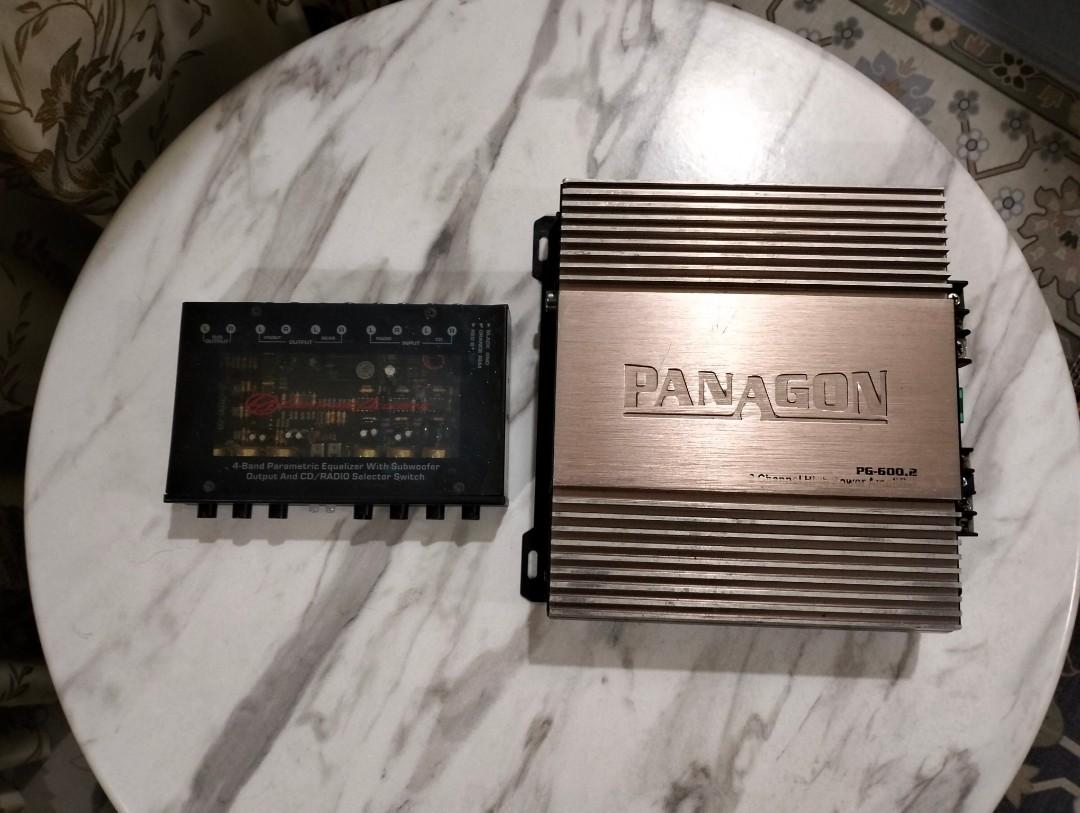 0043. Car Preamplifier and power amplifier combo automotive car sound