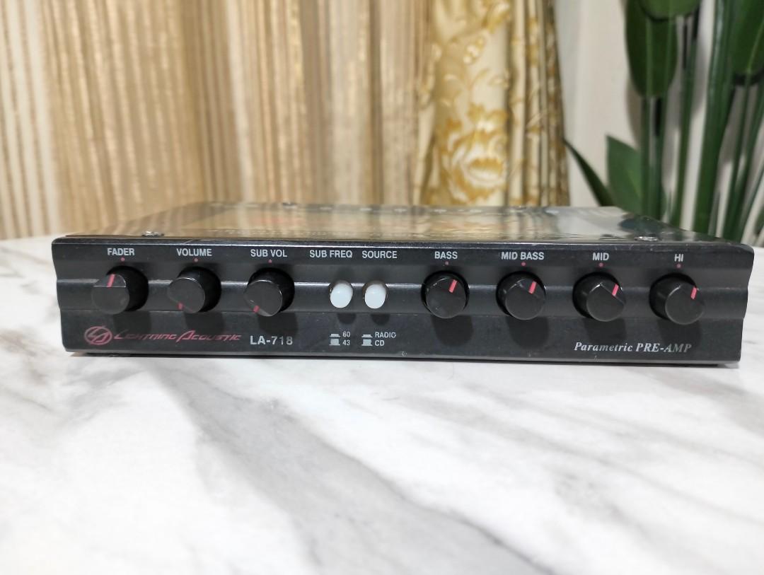 0043. Car Preamplifier and power amplifier combo automotive car sound