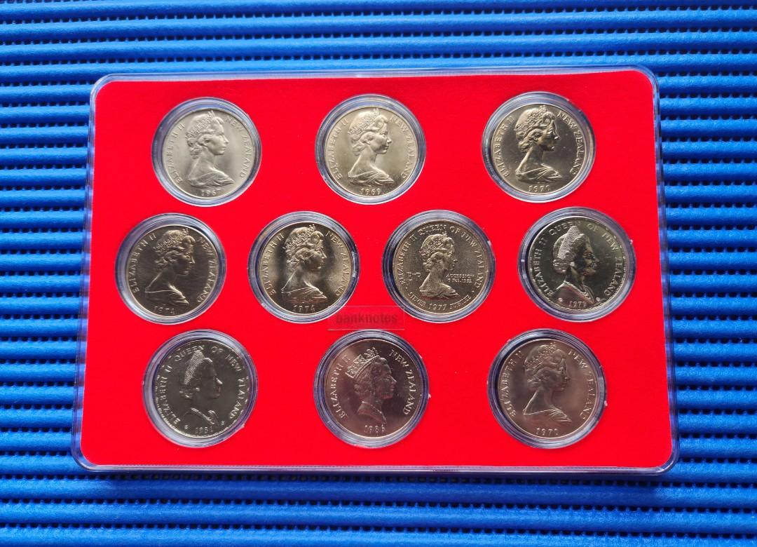 10X New Zealand Queen Elizabeth II Dollar Commemorative Coin with