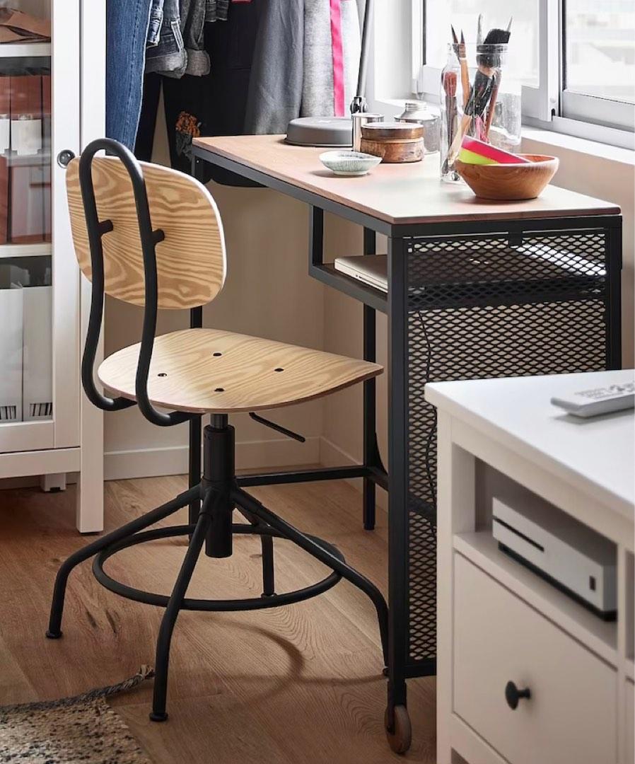 Ikea laptop store table black