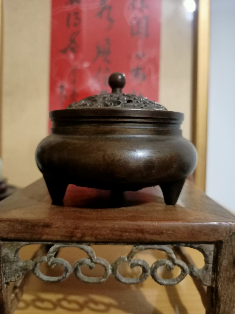 鉢，「大明宣德年製」宣德銅製 大明宣德年製銅雙耳花瓶| Yahoo拍賣