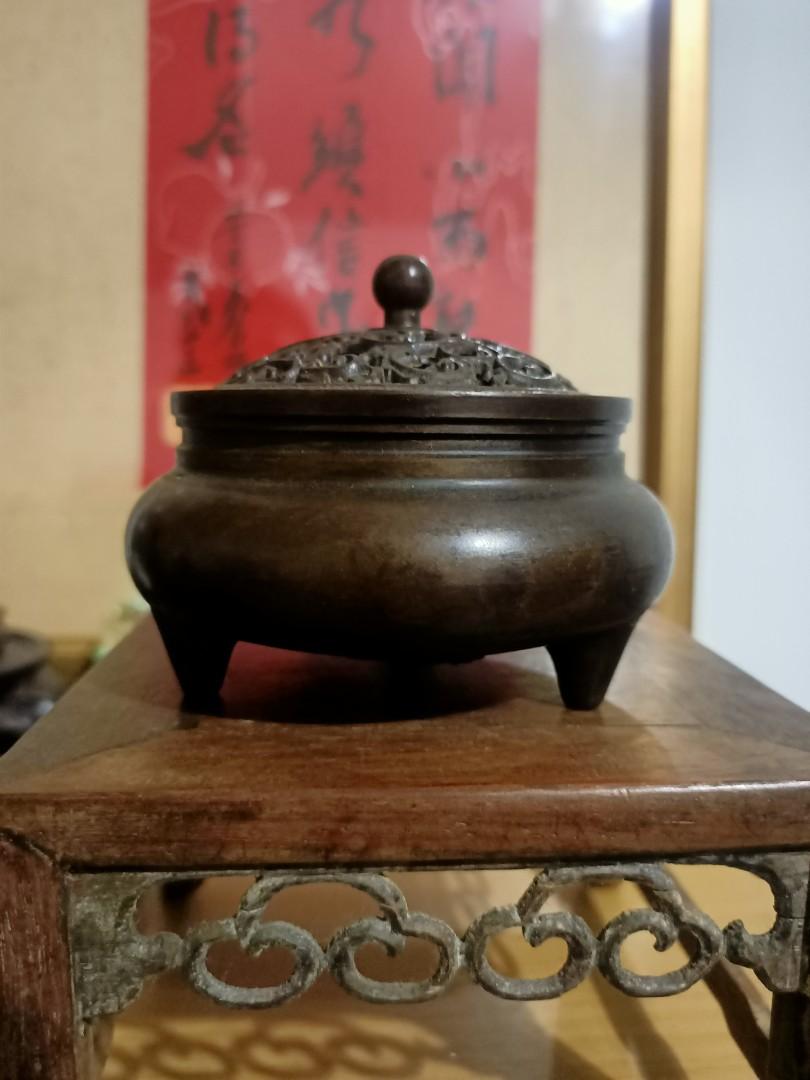 大明宣德年制香爐銅器, 家具及居家用品, 居家裝飾, 花瓶園藝在旋轉拍賣