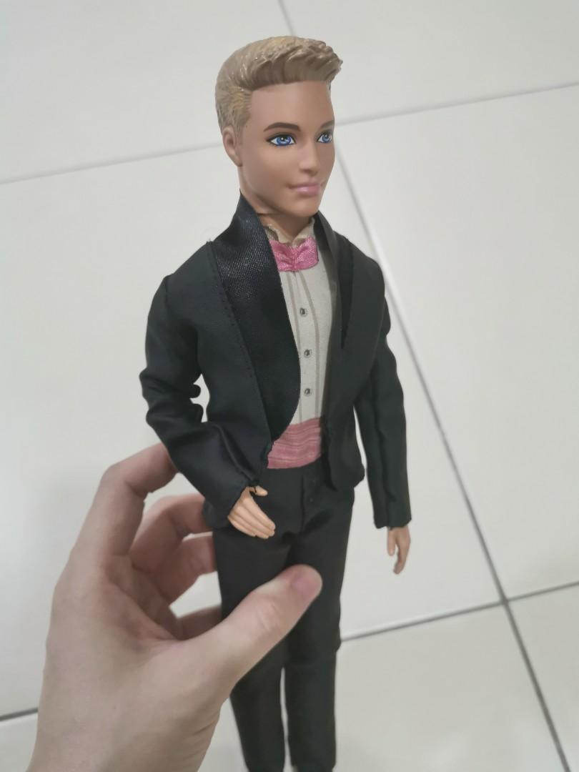Barbie ken fairytale clearance groom doll in tuxedo