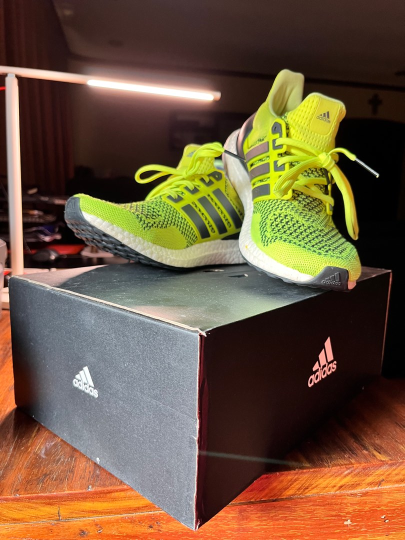 Adidas Boost 1.0 Yellow), Men's Fashion, Footwear, Sneakers on Carousell