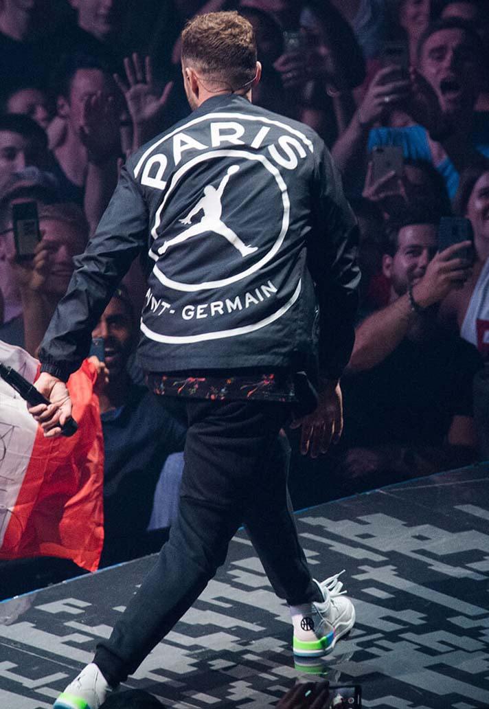 Psg jordan hotsell jacket justin timberlake