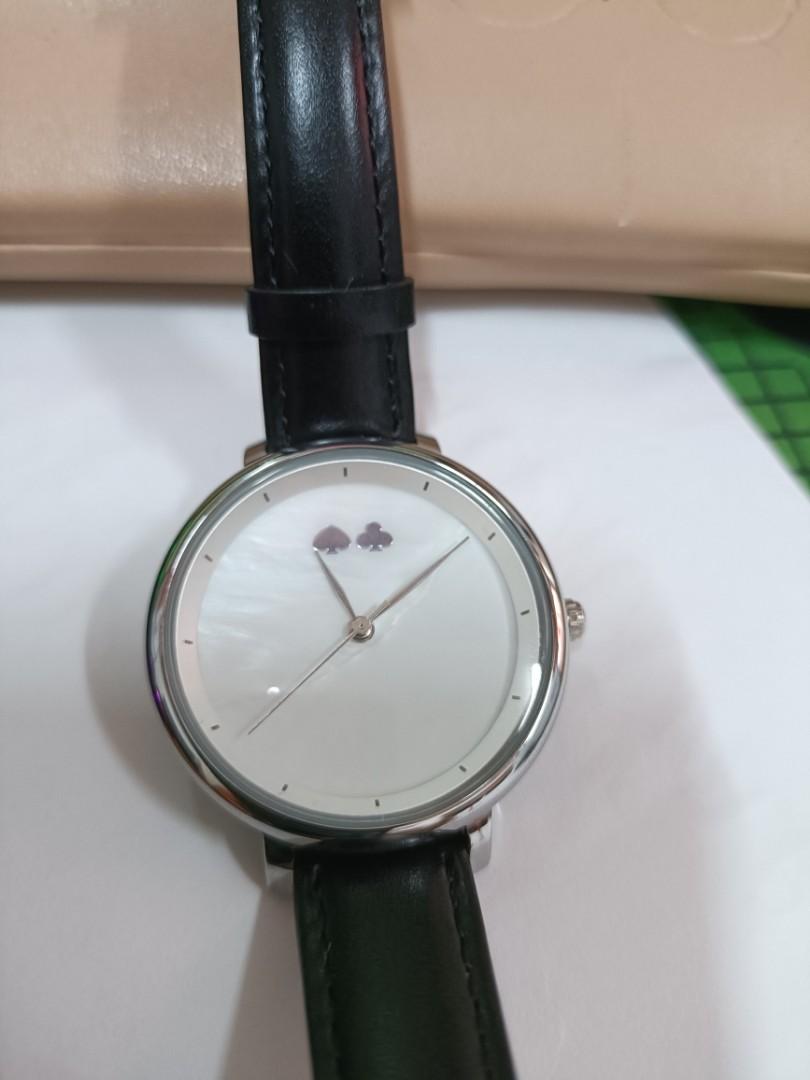 Alfredulla Leather Watch (Category: Women's Watches) located in Manila. Submitted by redclosetfashion (Listing ID 1187282159, Image 3). Description: Case • Rhodium-Plated Dial • White Bracelet/Band • Leather Band Colour • Black Mechanism • Japanese Quartz Movement Water Resistance • 3ATM Case Size • 33mm Care Instructions: • Avoid direct contact with any harsh chemicals esp. liquid i.e. perfume, lotion, sweat, soap, alcohol, etc. to prolong shine