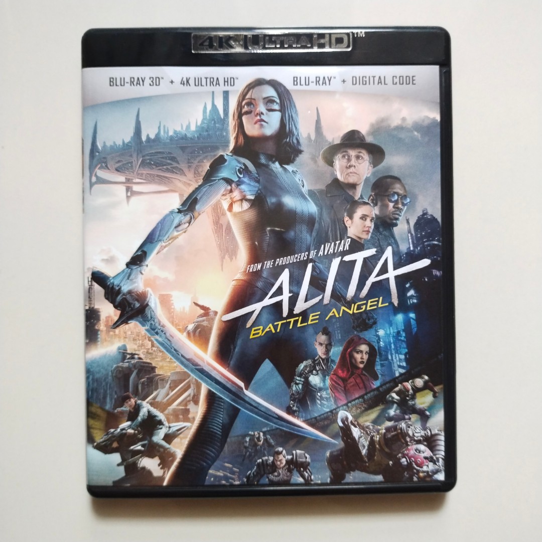 Alita Battle Angel 4K UHD + 3D + Blu-ray, Hobbies & Toys, Music & Media ...