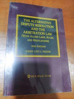Alternative Dispute Resolution (ADR) and Arbitration Law - Festin