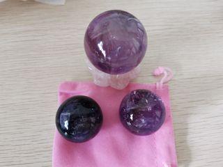 Amethyst crystal balls for sale