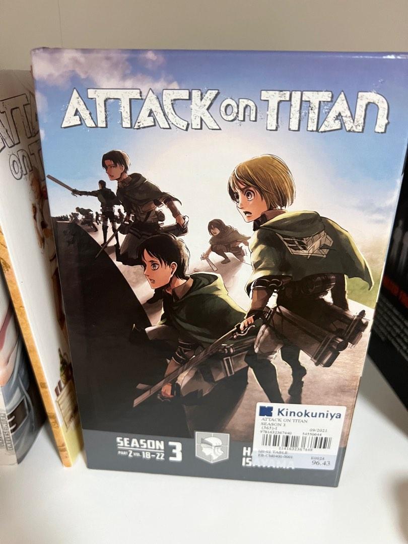 attack on titan box set season 3 part 2 aot manga, Hobbies & Toys