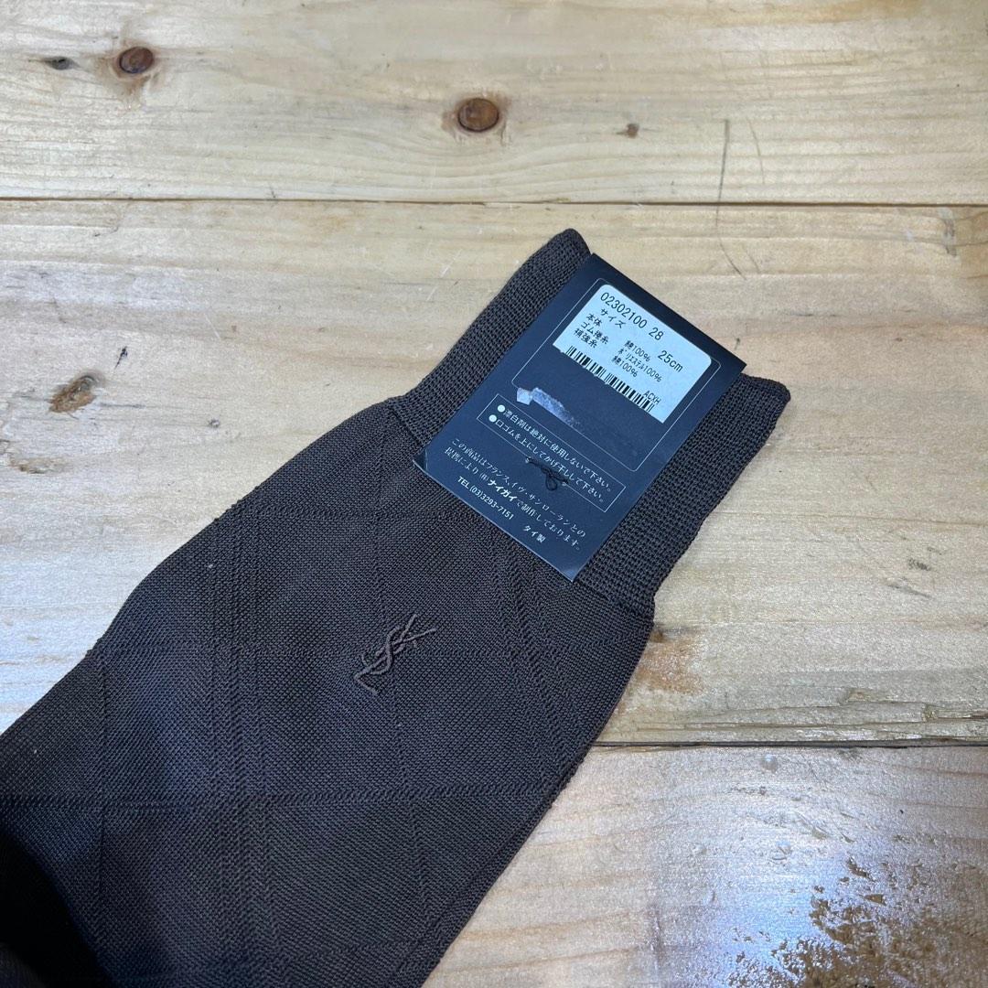 AUTH YSL QUILTED SOCKS, Men's Fashion, Watches & Accessories, Socks on
