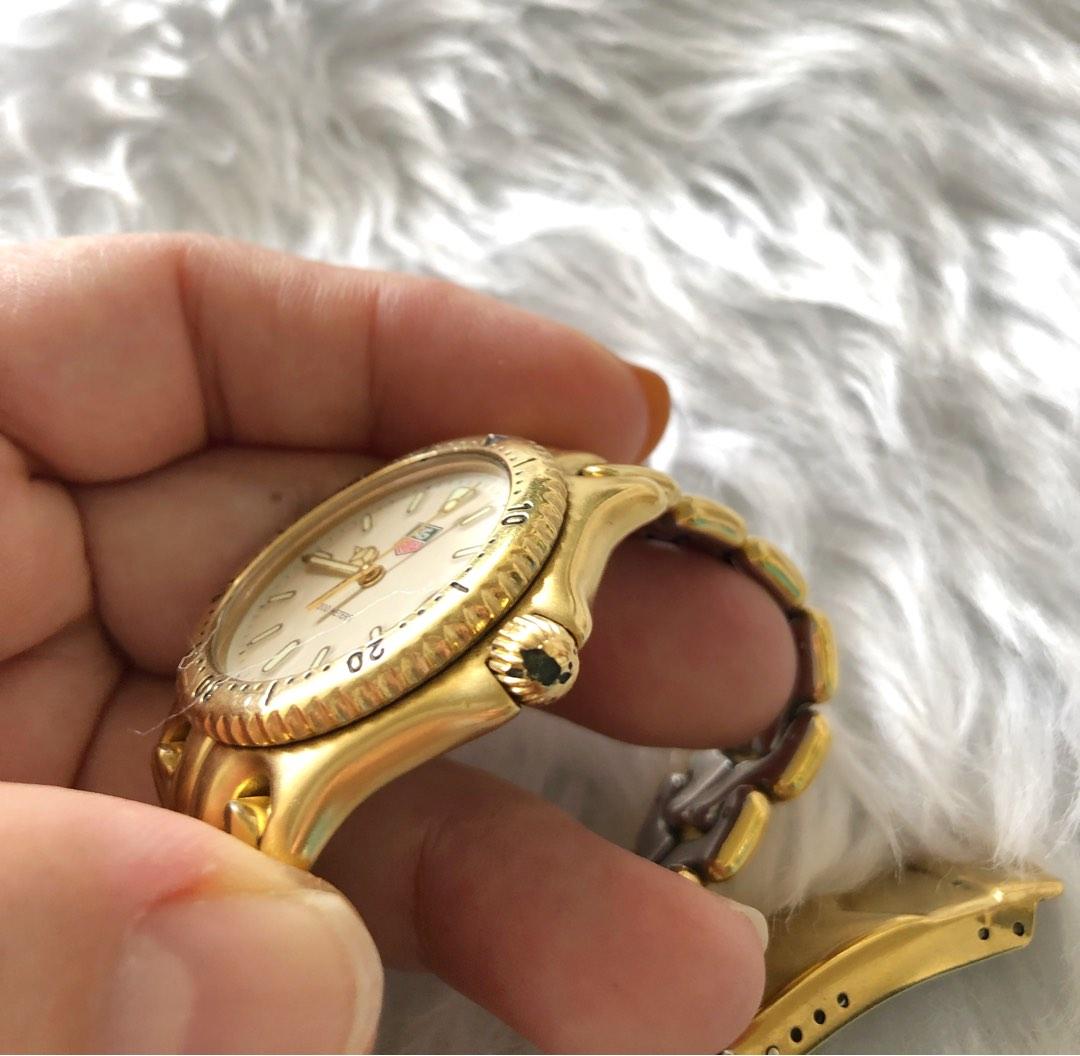 Tag heuer gold plated top