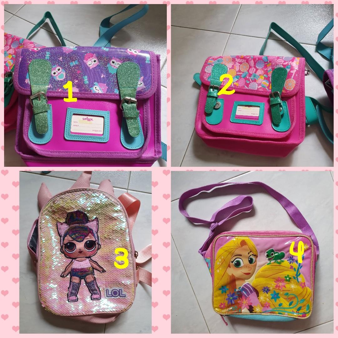 Bag kids messenger bag lol backpack lunch thermal bag sling