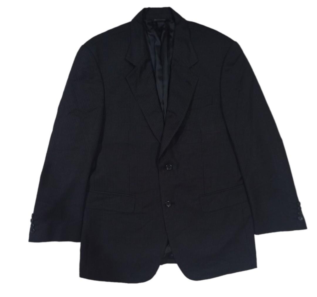 BALENCIAGA Suit Jacket w/ pinstripes, Luxury, Apparel on Carousell