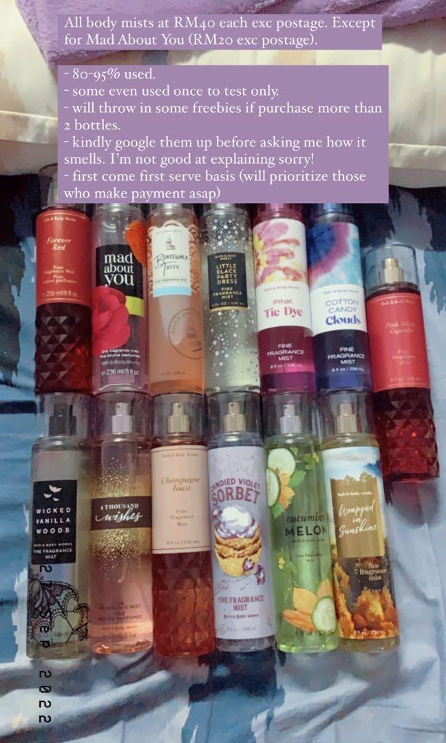 Bath & Body Works (CLEARANCE SALES!), Beauty & Personal Care, Fragrance