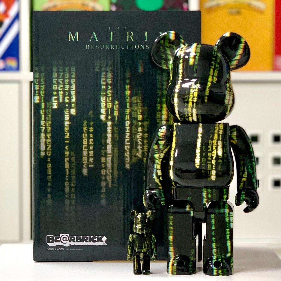 Bearbrick 400%100% THE MATRIX RESURRECTIONS 黑客帝国4 全新現貨 