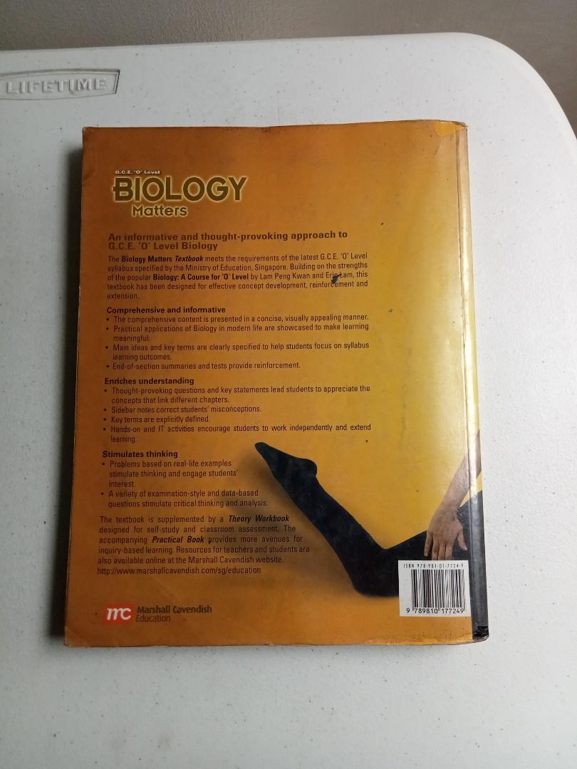 BIOLOGY MATTERS- KWAN : LAM (Category: Textbooks) located in Quezon City. Submitted by parekoymarekoy (Listing ID 1187331220, Image 2). Description: STOCK AT BOOK SHELF ONLY.