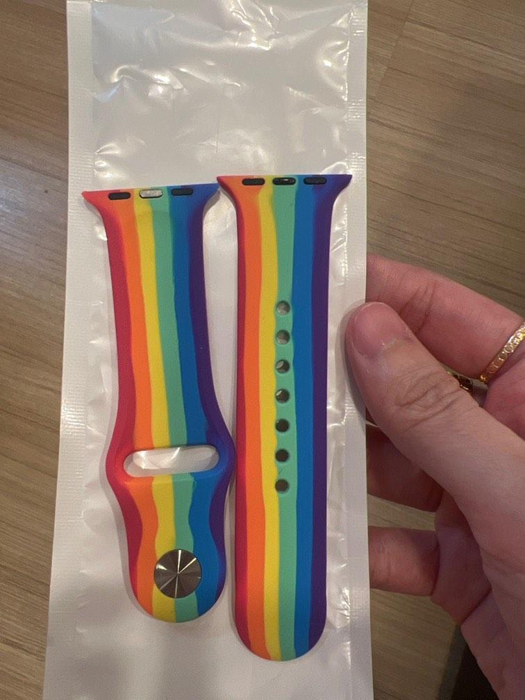Rainbow apple watch band 38mm hotsell