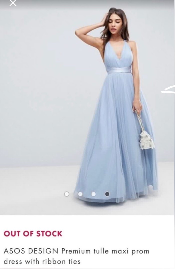 BNWT ASOS Tulle Maxi Dress Prom Evening Gown Women s Fashion Dresses Sets Evening dresses gowns on Carousell