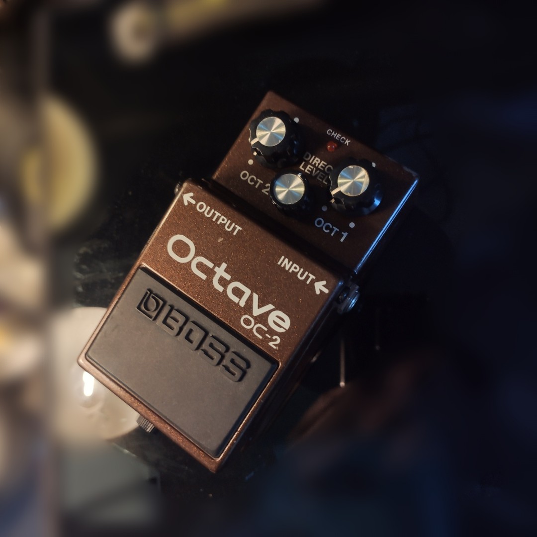 Boss OC-2 OCTAVE 台製黑標 BCA634晶片 effect pedal 八度音效果器 電吉他 貝斯 electric guitar  bass