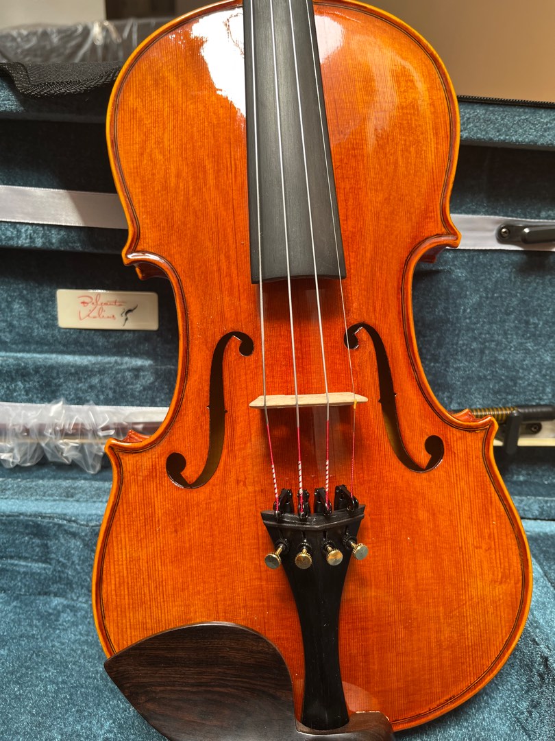 Brand new gloss violin handmade 4/4 size, Hobbies & Toys, Music & Media