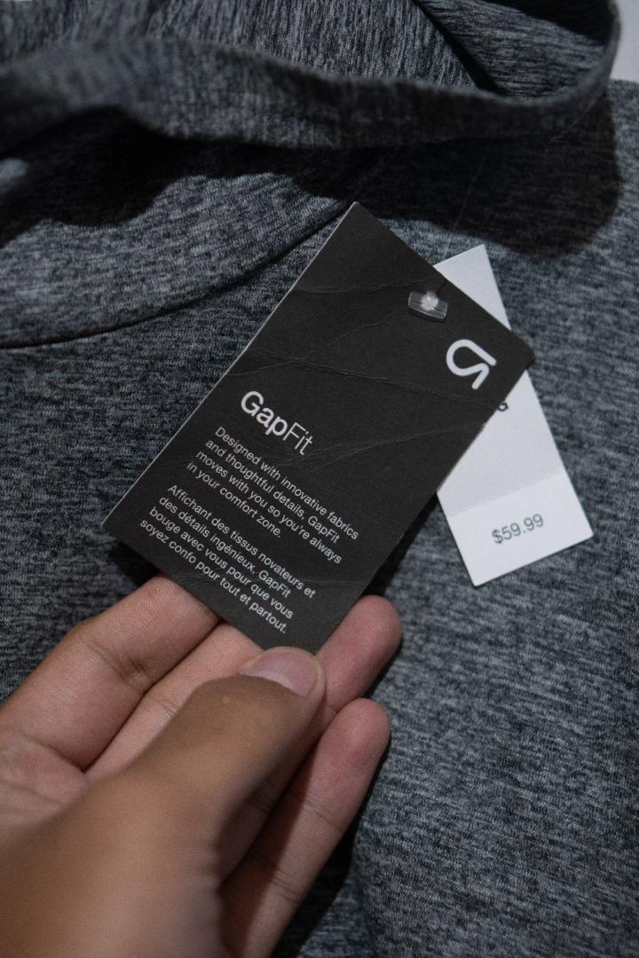 Gapfit brushed tech jersey hoodie sales