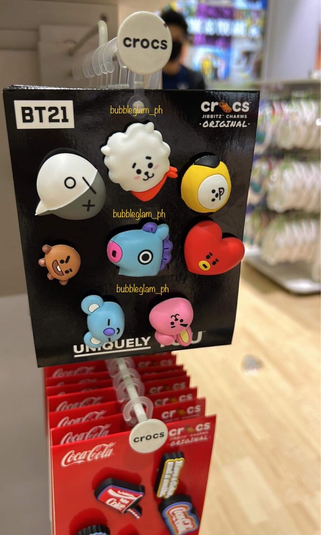 BT21 Crocs Jibbitz, Women's Fashion, Watches & Accessories, Other  Accessories on Carousell