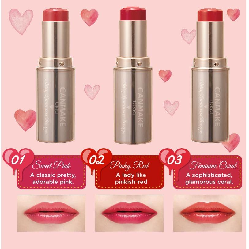 Canmake lipstick 02, Beauty & Personal Care, Face, Makeup on Carousell