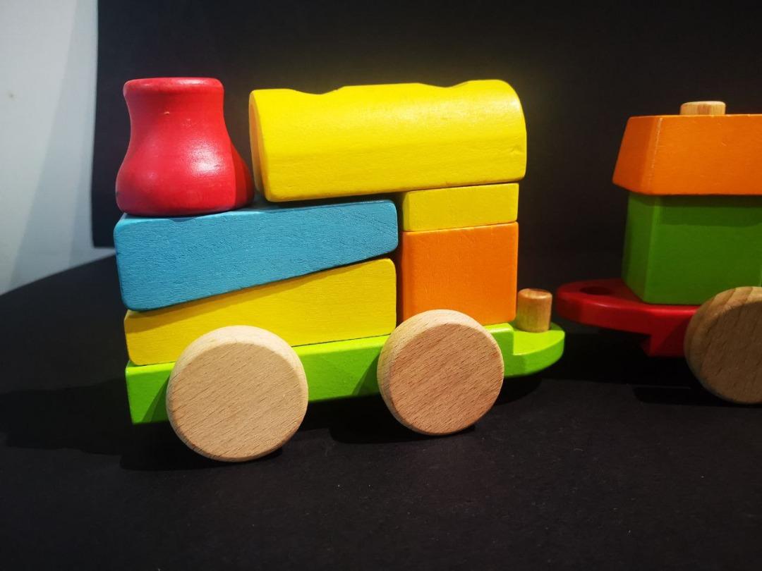 Carousel wooden train hotsell