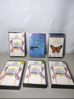 Cassette tapes The Great Transatlantic Hits Simply Red  and Tchaikovsky @ 195 each