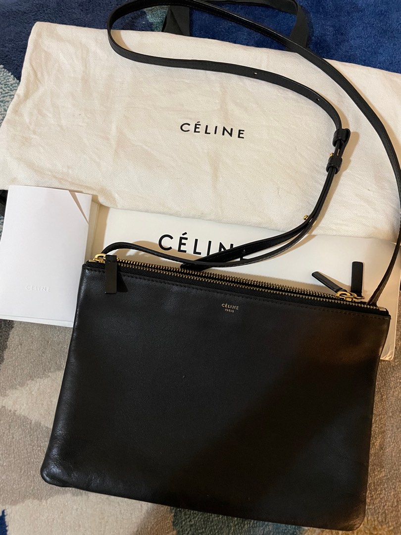 Large trio bag best sale in smooth lambskin