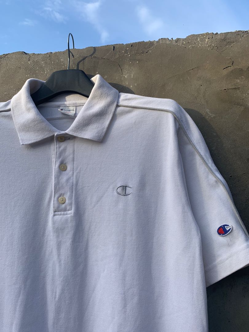 Champion collar shop t shirt