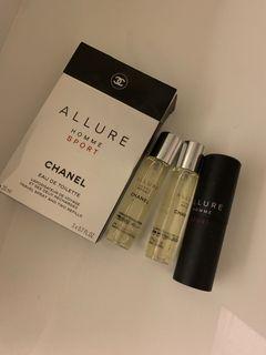 (順豐到付）Chanel 男裝 香水  Allure Homme Sport Travel spray 20ml*3