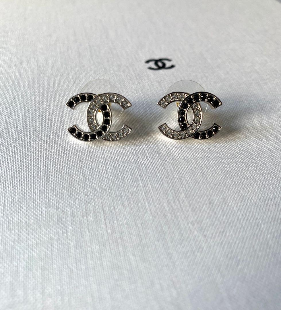 Top hơn 85 về chanel earrings black and white